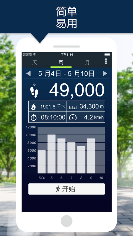 掌上计步器截图3
