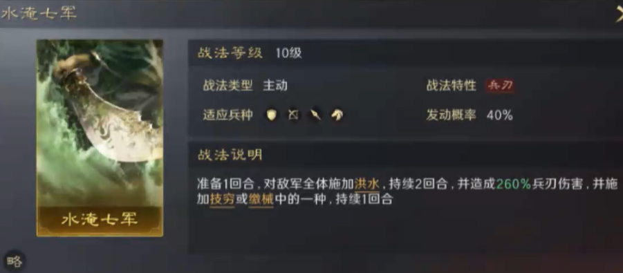 率土之滨水淹七军怎么研究
