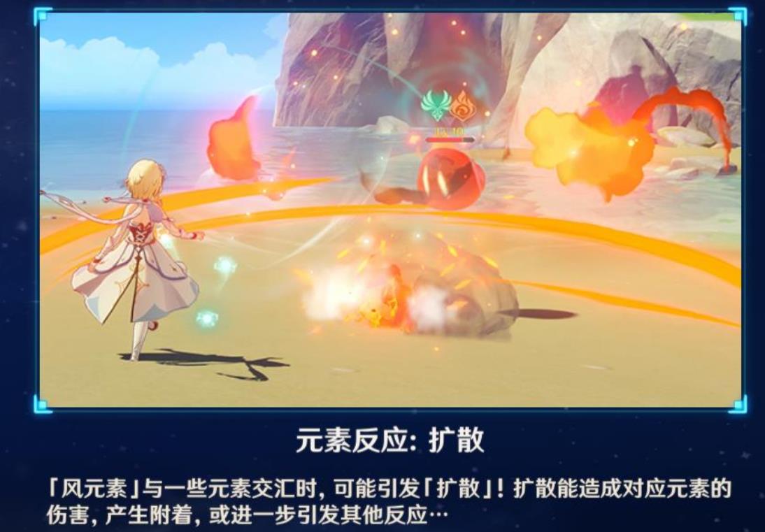 原神扩散反应机制是什么