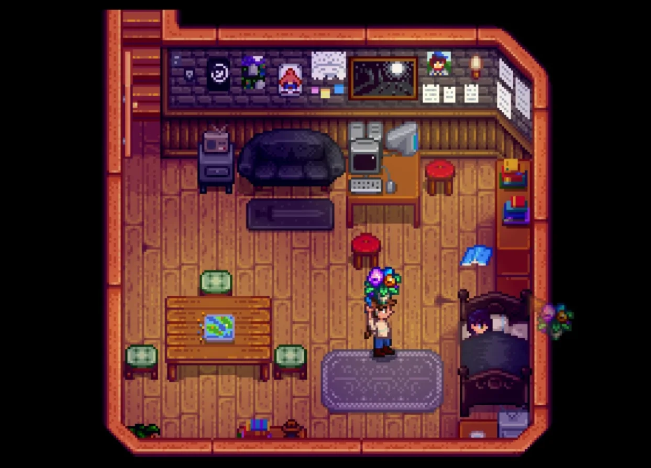 星露谷物语怎么送花