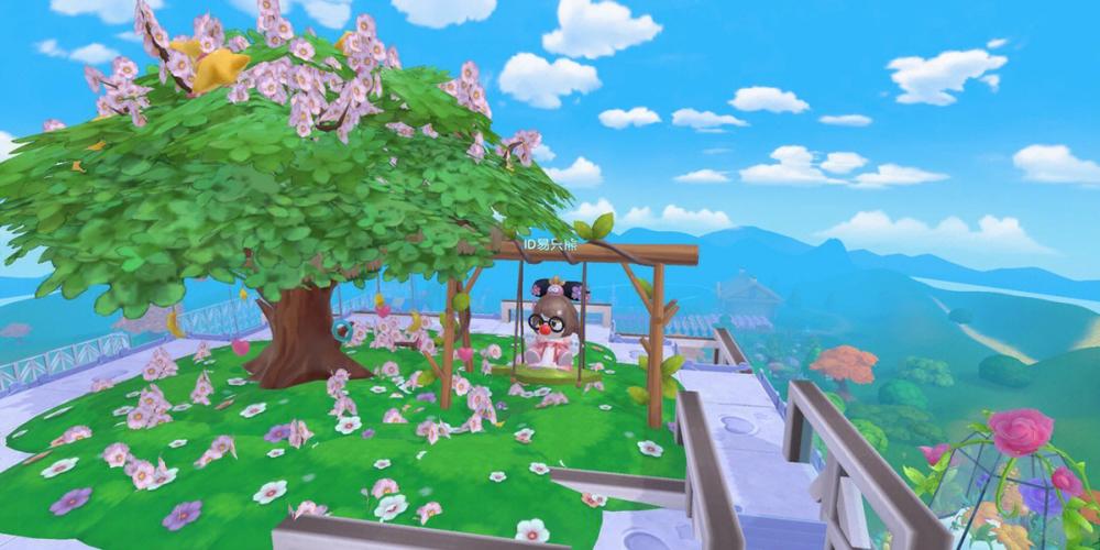 摩尔庄园的空中花园怎么搭建