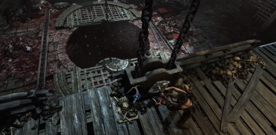 古墓丽影9笼子那关怎么过