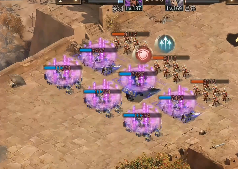 攻城掠地吕布怎么打