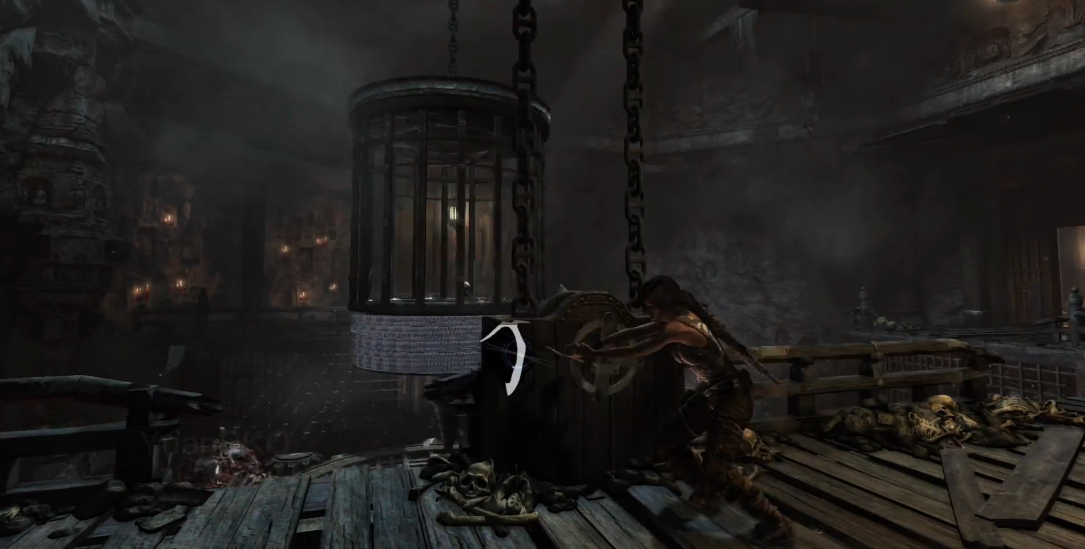 古墓丽影9瀑布笼子怎么过