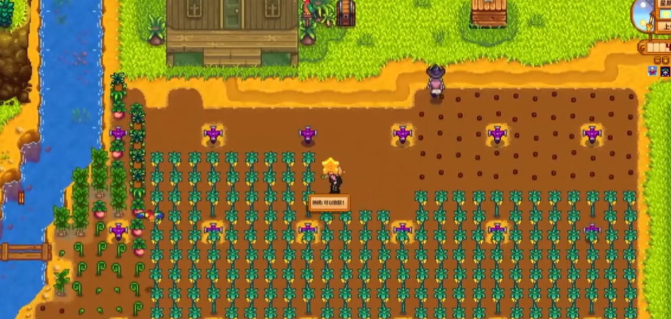 星露谷物语海滩农场怎么用洒水器