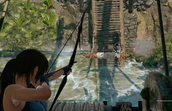 古墓丽影9秘鲁古墓吊桥怎么过