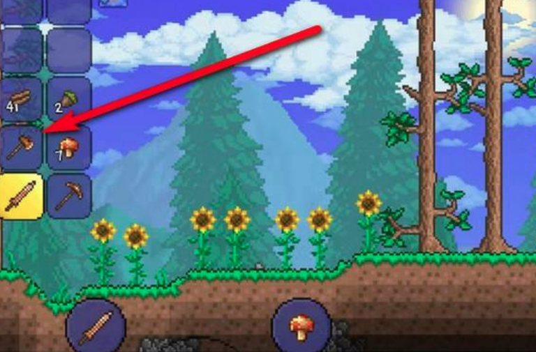 泰拉瑞亚怎么快速获得木头