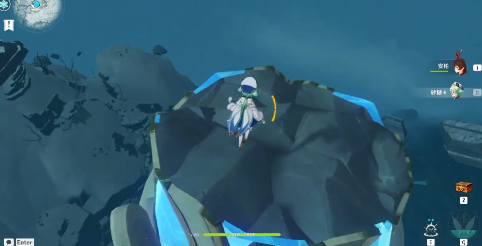 原神怎么等上雪山顶