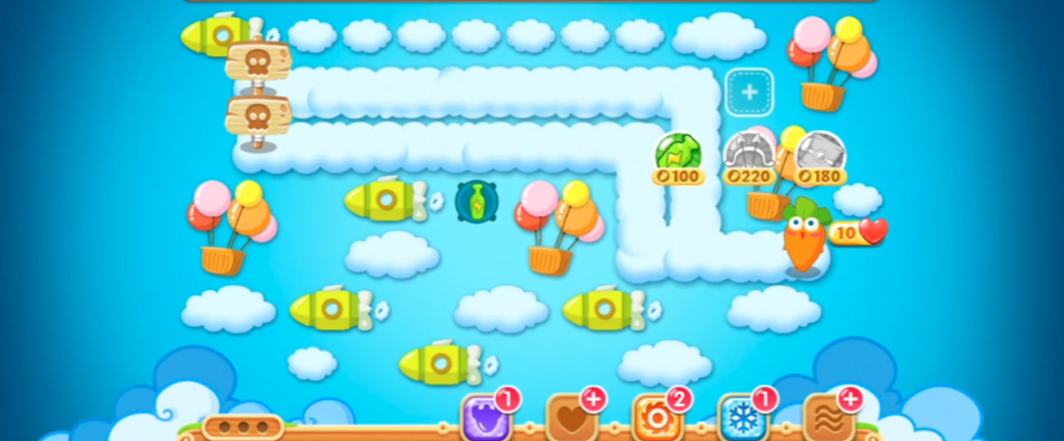 保卫萝卜2第五十七关怎么过