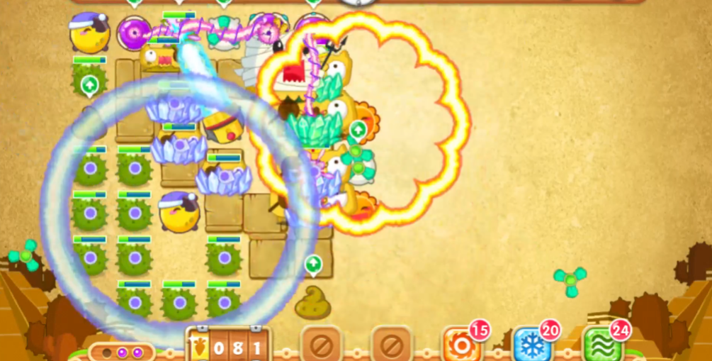 保卫萝卜2的73关怎么过