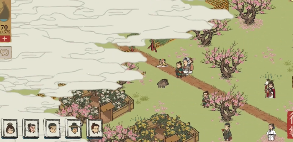 江南百景图普通花丛在哪