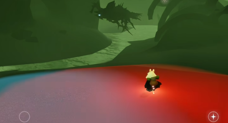 光遇龙骨广场怎么跑