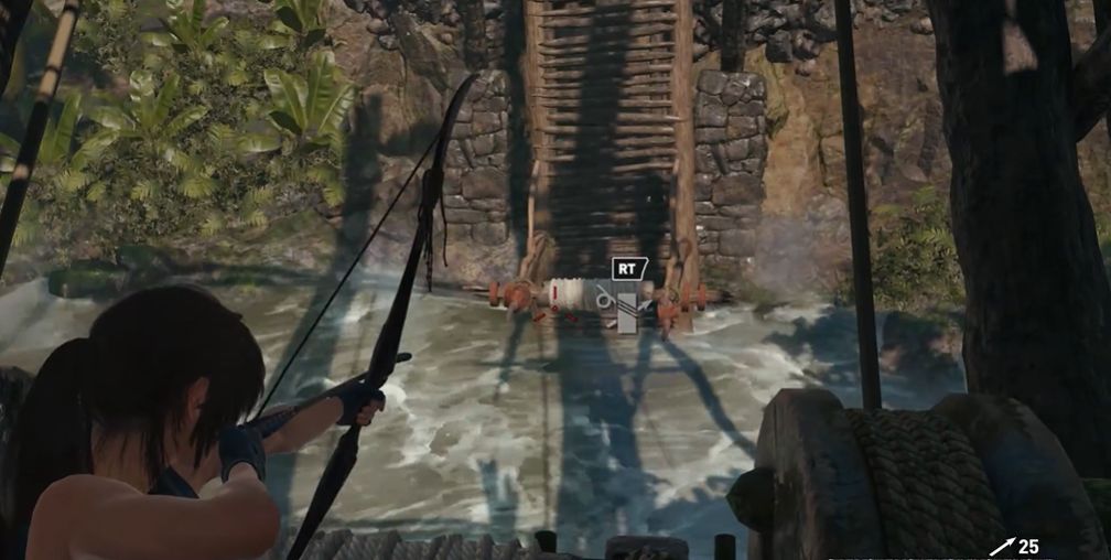 古墓丽影秘鲁森林吊桥怎么过